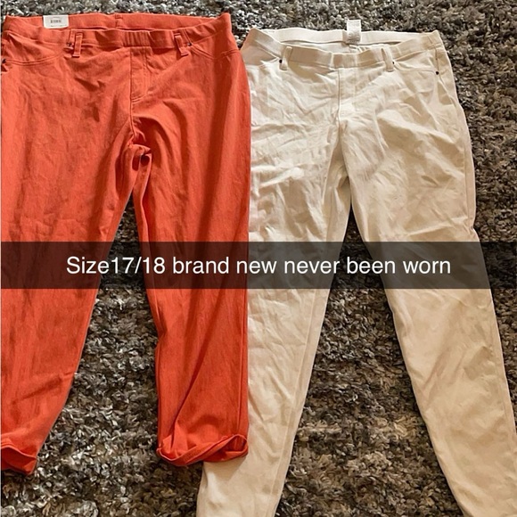 Brand new jeans without the tag never worn before one white peach - Picture 1 of 1
